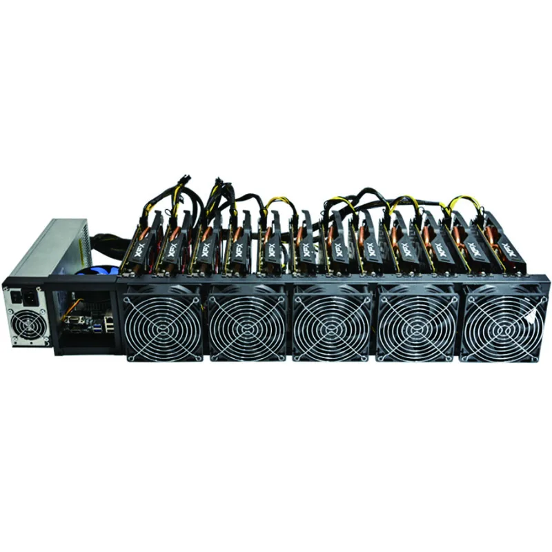 Корпус для сервера на открытом воздухе K812 12GPU с материнской платой B250 12 GPU, корпус для графической карты компьютера B75 B85