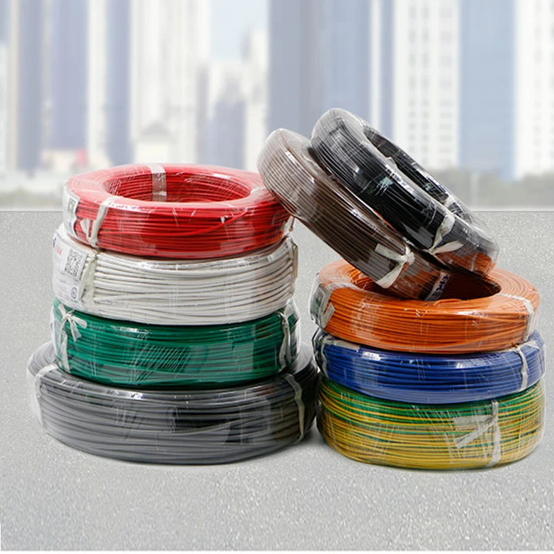 Wholesale custom flexible  single core stranded copper electric wires cables 2.5mm auto electrical wire