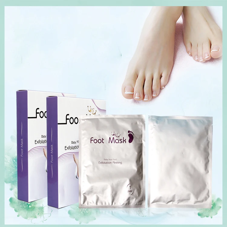 Glycerin foot peel mask  2 pack private label CE foot peel exfoliating foot mask