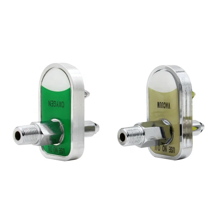 Chemetron medical gas connector for oxygen flowmeter chemetron standard connector gas fast plug connection