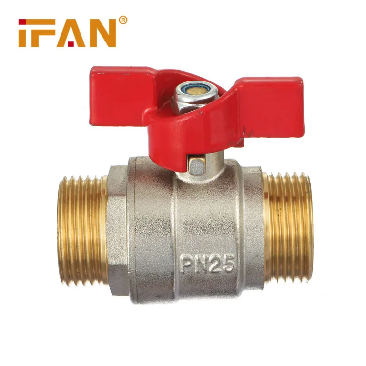 IFAN High Pressure NPT Brass Valve 1/2 Inch Forged Brass Gas Ball Valve For Water Supply