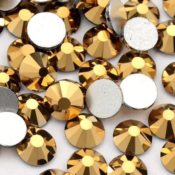 SS6-SS30 металлические золотые гематитовые Стразы