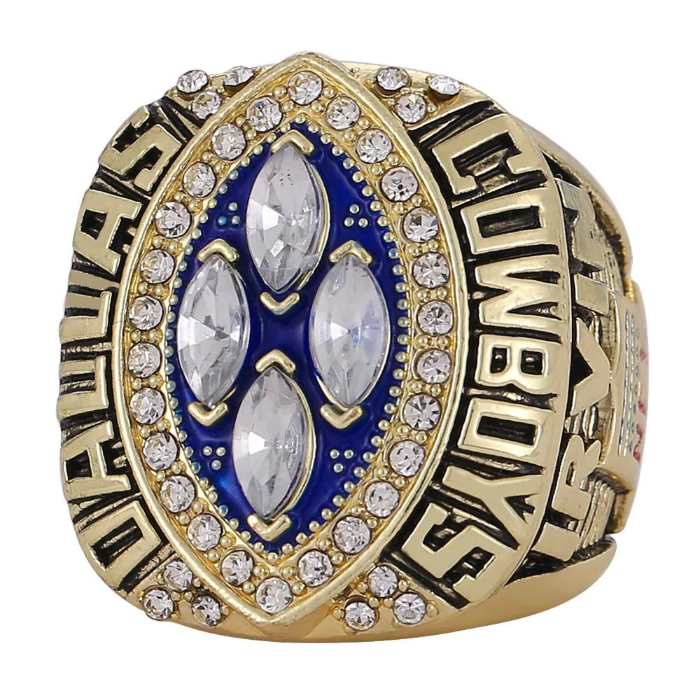 1993 Dallas Cowboys NFL Championship кольцо из экологически чистого сплава мужские ювелирные изделия оптом изготовленный на заказ деревянный ящик