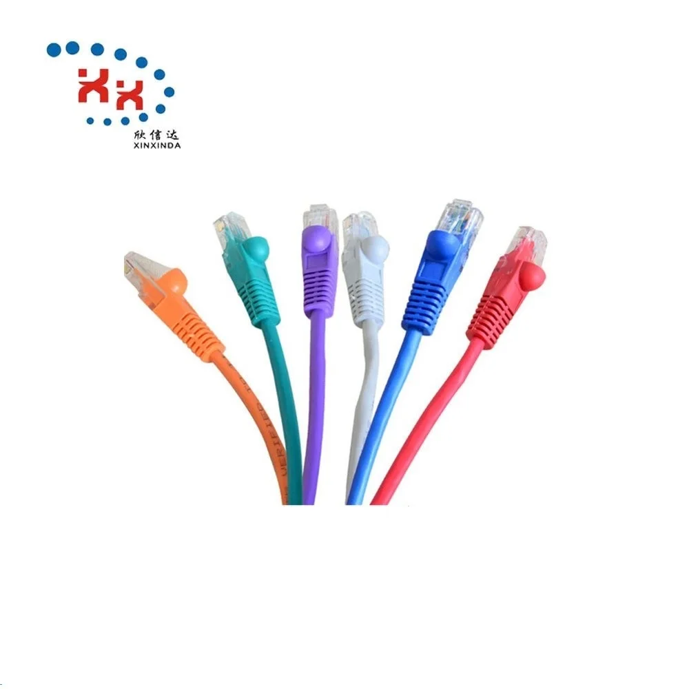 XXD Factory Price UTP CAT5E Patch Cord STP CAT6A Networking Cable CAT7 CAT8 Ethernet Cable Cat6 PVC 1 Years Channel Test 10 Feet