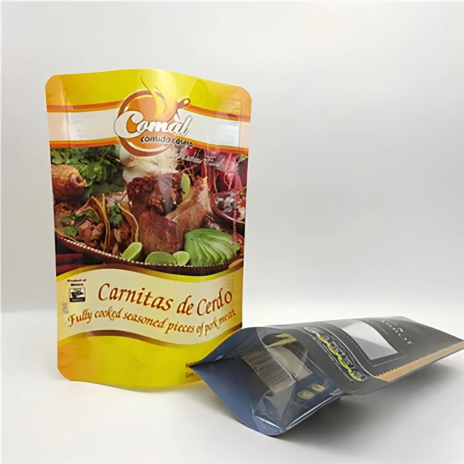 GT Recyclable Heat Sealable Retort Food Packaging Flexible Plastic Printed Retort Pouch For Pet Food Self standing bag