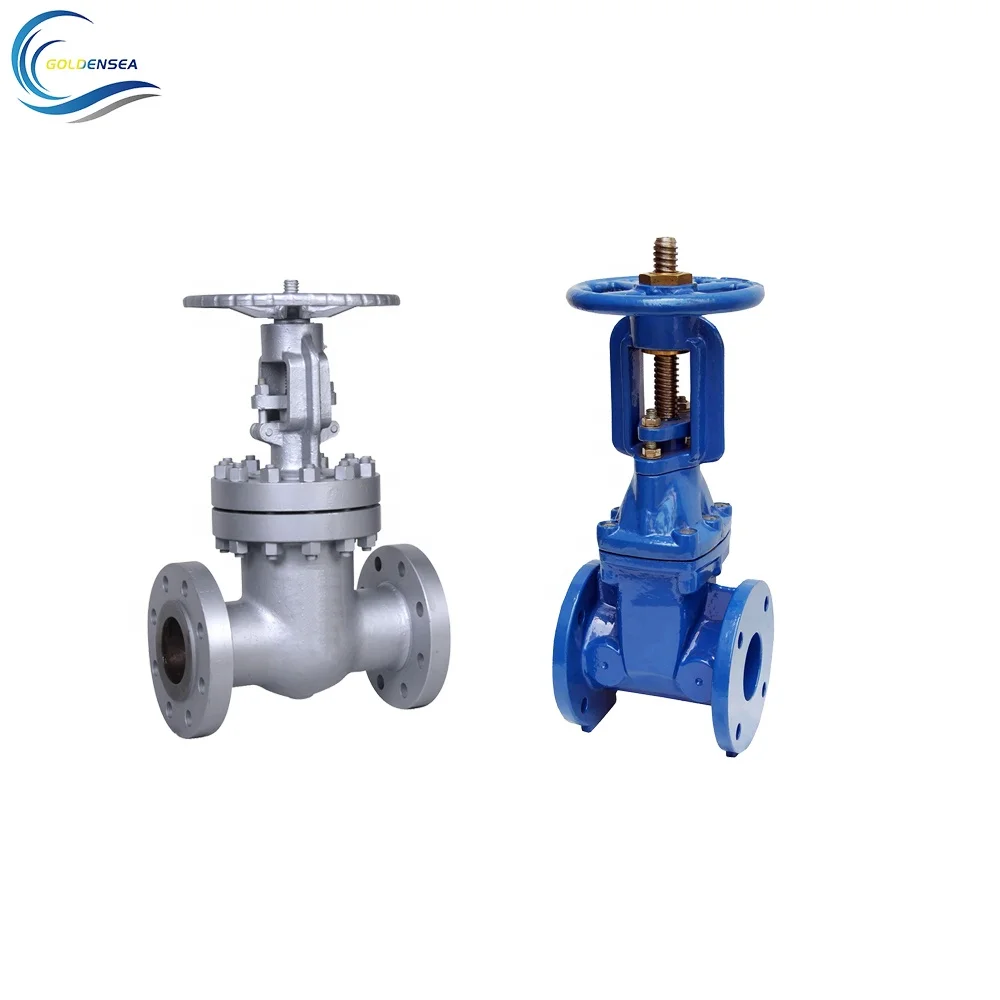 Goldensea Factory Pn16 Ductile Iron  Flanged Gate Valve