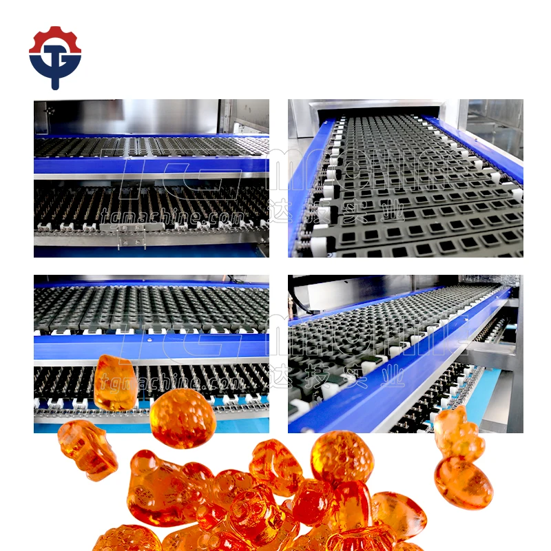 High production PLC controlled soft candy making machine with soft candy machine  gummy make machine