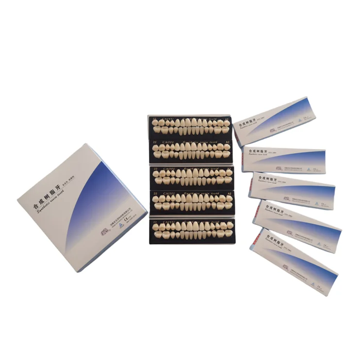 [Aifan Dental] полный рот двухслойная Стоматологическая фабрика CE ISO Оптовая Продажа Искусственные зубы на заказ зубные протезы синтетическая смола