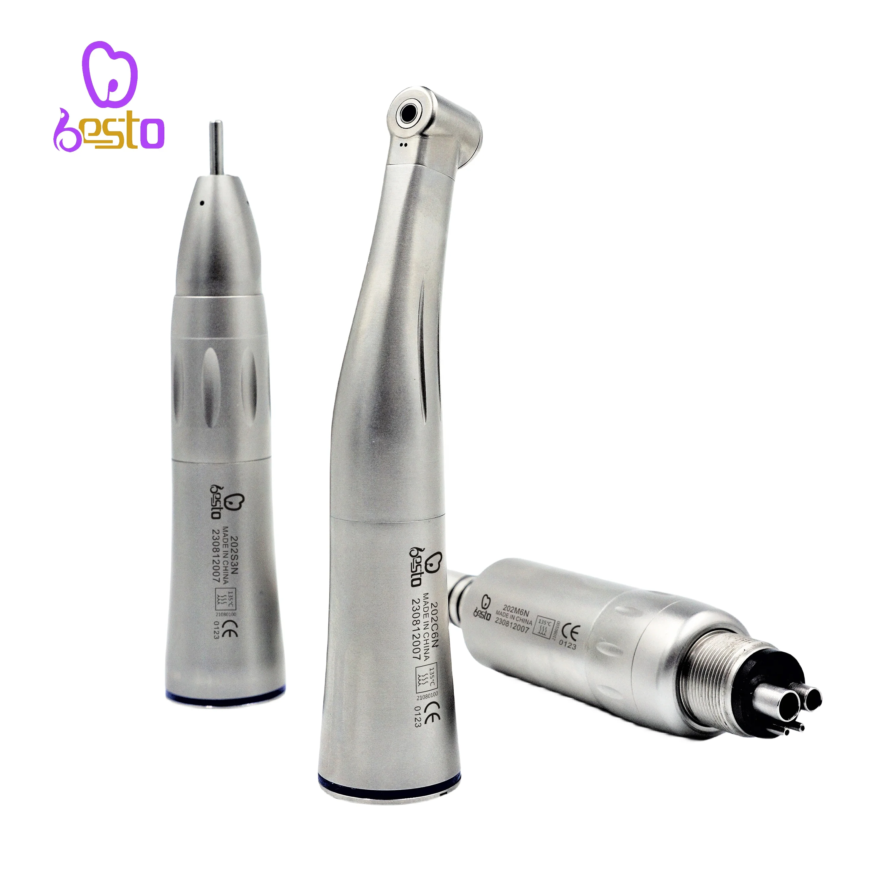 Inner Water Low Speed Handpiece Kit Stainless Steel Dentistry Handpiece Turbine Set for Dentist Lab