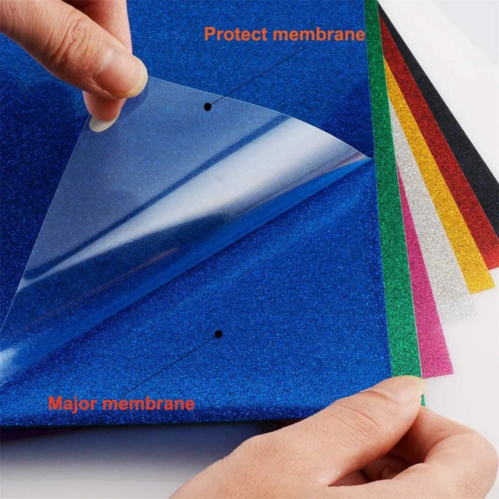 Cheap Price glitter 50cm by 25 meters HTV Vinyl Sheets Roll For Shirts Printing