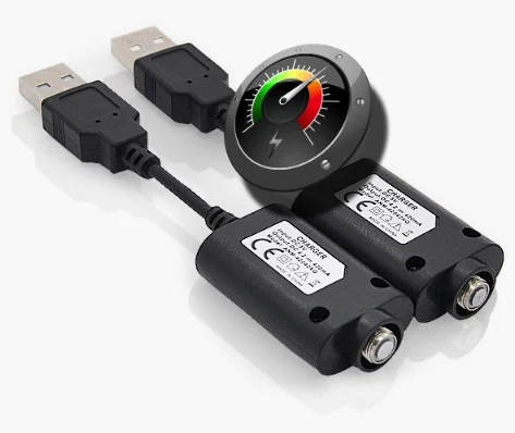 Wholesale USB charger long short cable with protection red green led for EGO ego-T ego-C Twist 510 battery