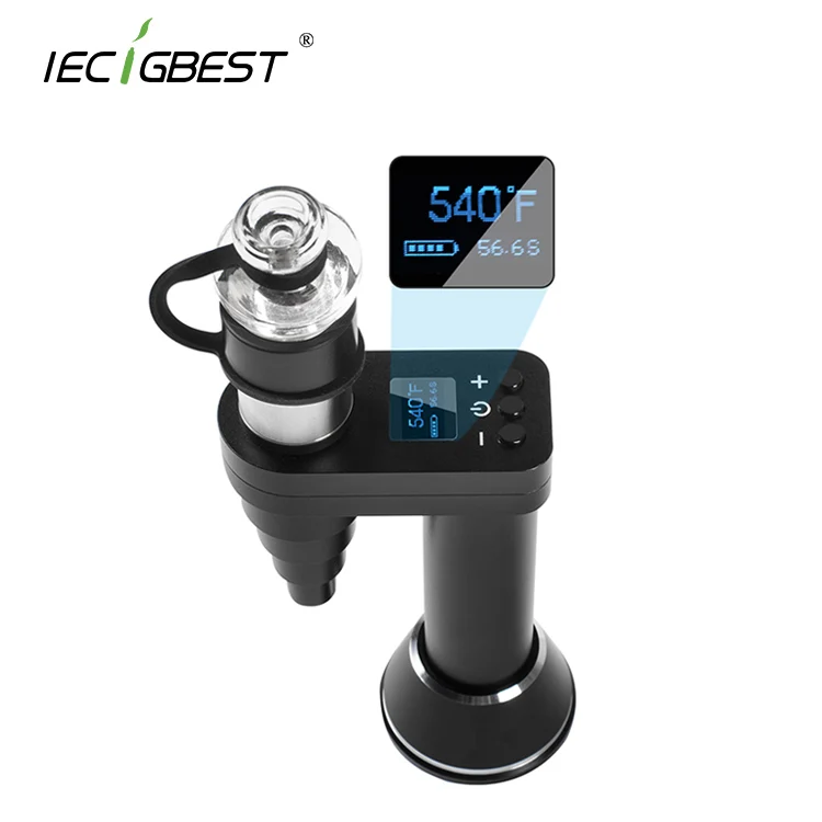 IECIGBEST New Products Portable E Rig 2500mAh ESH2 Smart Hand-held dab rig Fits with Silicone Vapes Whip n Glass water pipe