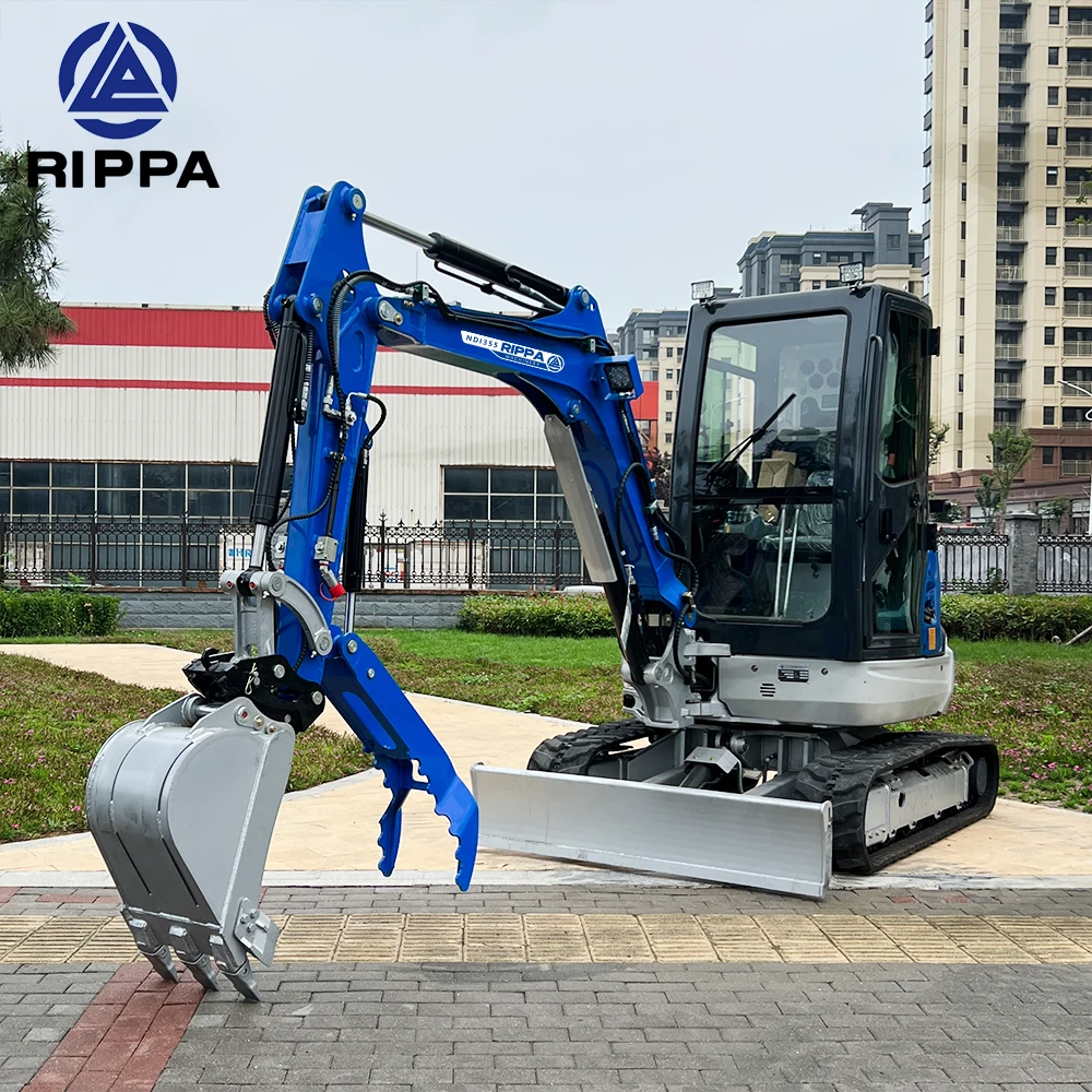 Accept Customized Small Excavator Rippa Mini Digger EPA Engine 3.5Ton Mini Excavator For Agricultural