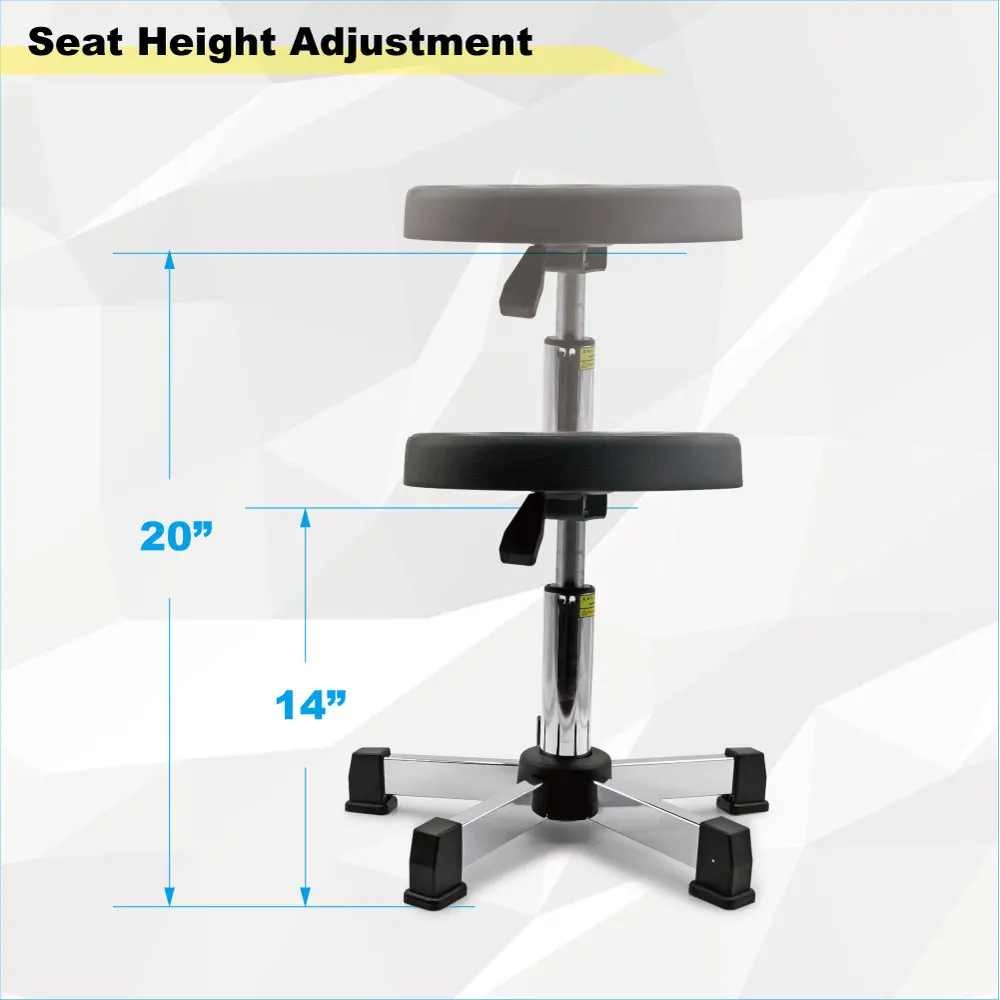 ESD Ergonomic Chair Beauty Salon Equipment Backless Hairdressing Chairs Work Standing Stool Lab Work Stool Beauty Chair