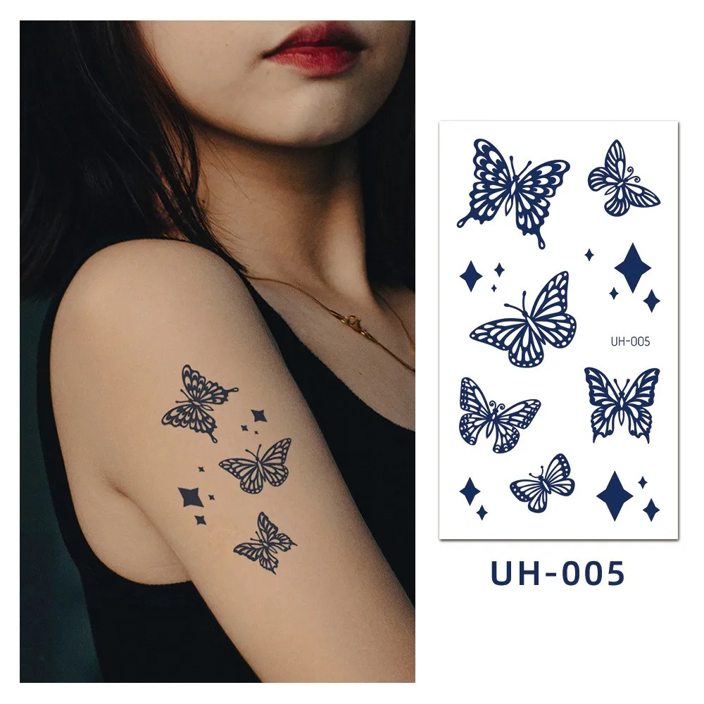 UH 001-040 wholesale juice tattoo sticker vending custom body arm skin tattoo sticker sexy permanent tattoo sticker