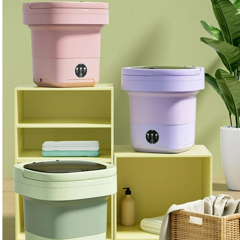 In stock 4.5L 6L 8L 11L Home travel single tub laundry washer electric foldable folding portable mini washing machine