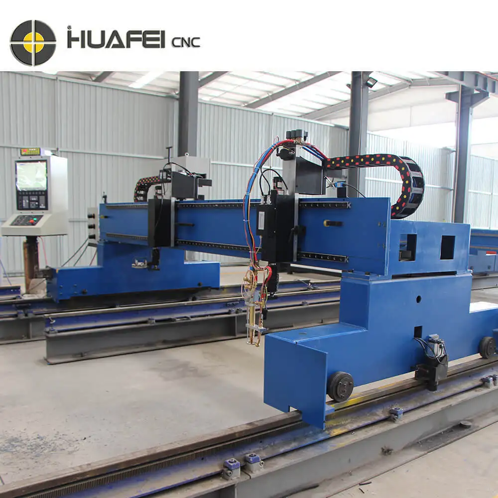 Gantry moved hypethem system cnc plasma cutting machine