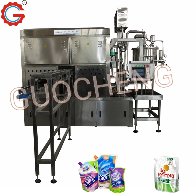 Automatic Spout Pouch Filling Packing Machine Chemical Liquid Filling Machine