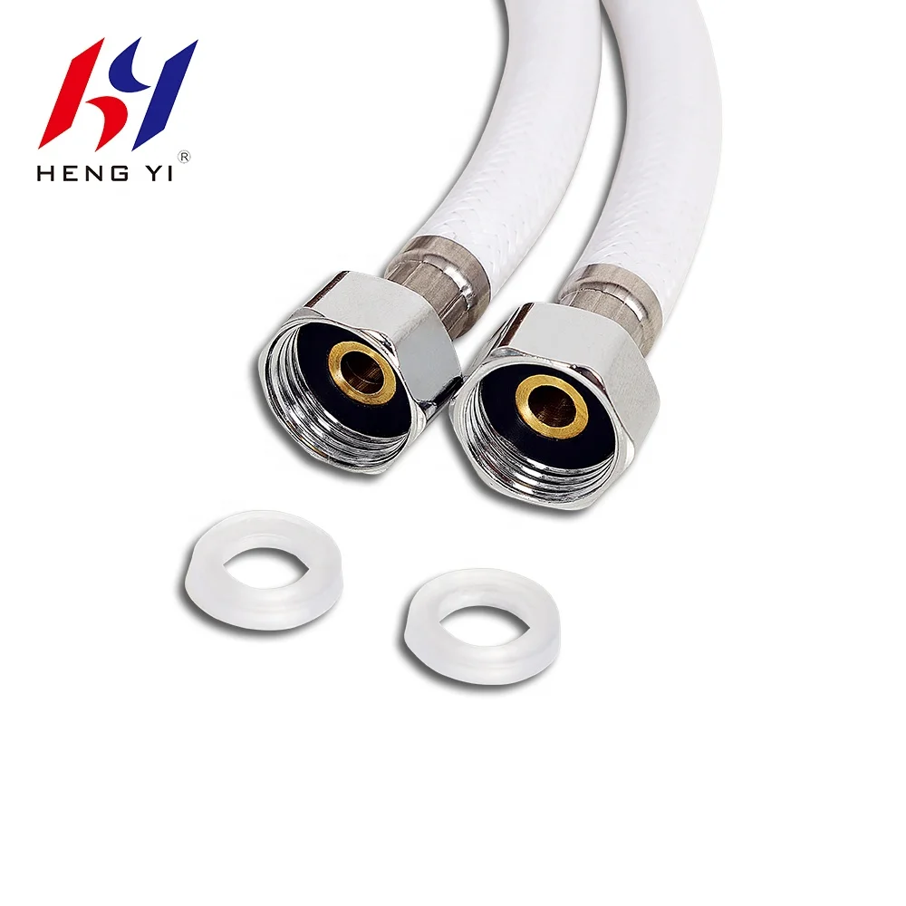 Flexible and convenient pvc coated shower head attachment hose bidet hose shower