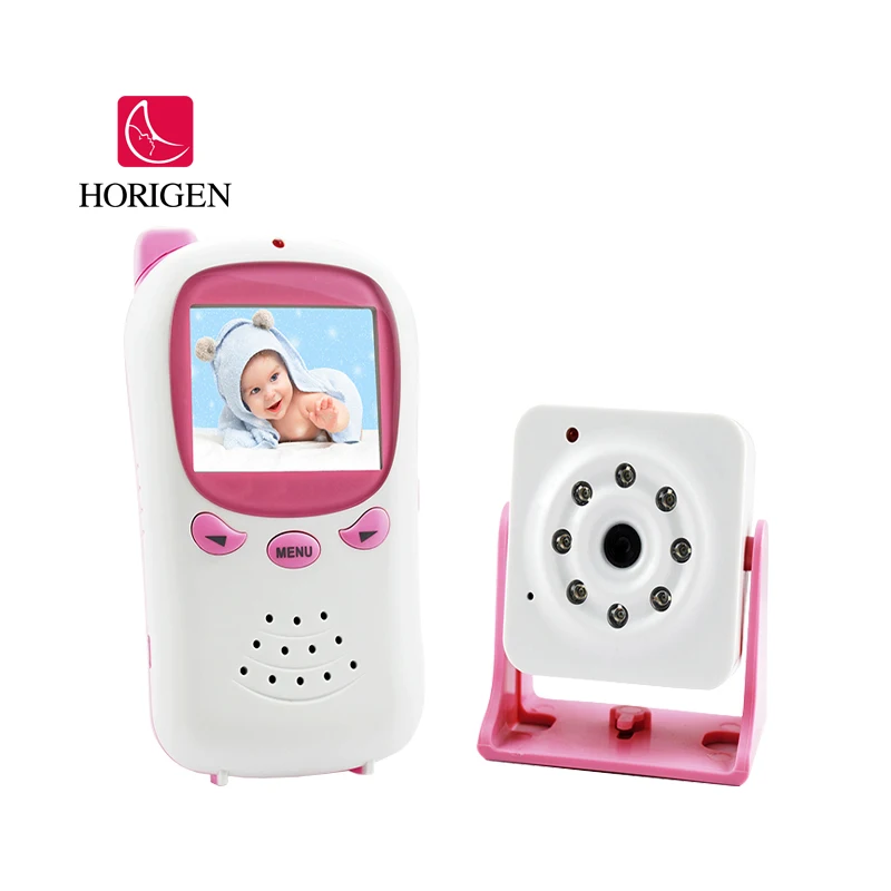 Factory Price video baby monitor 2.4 inch with night vision lcd display temperature monitoring for baby sleep