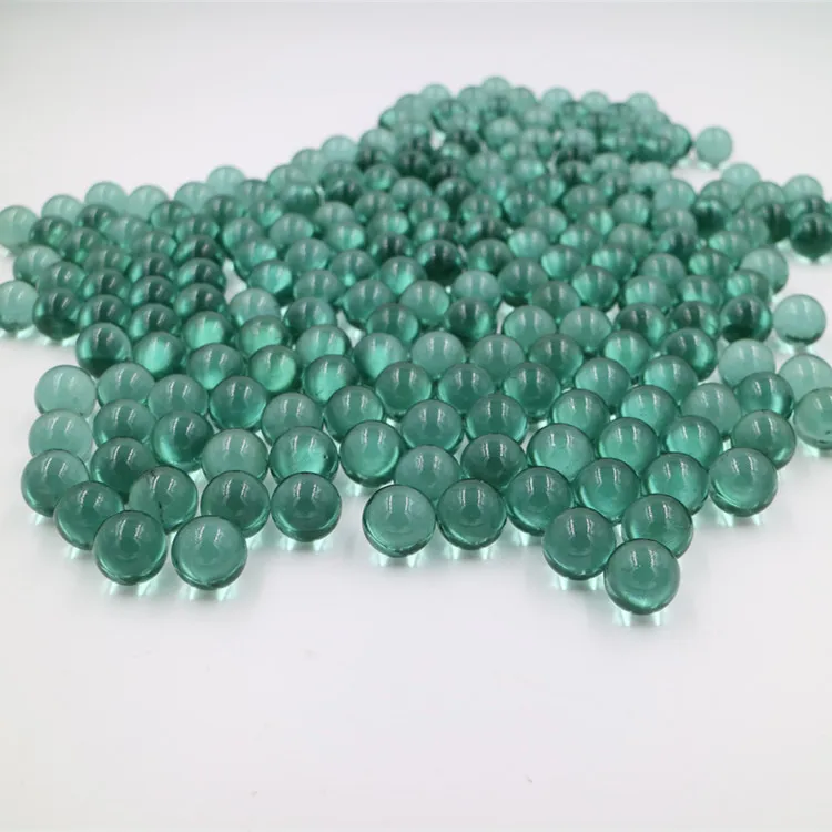 2024 best selling 14mm 16mm crystal glass balls green glass marble