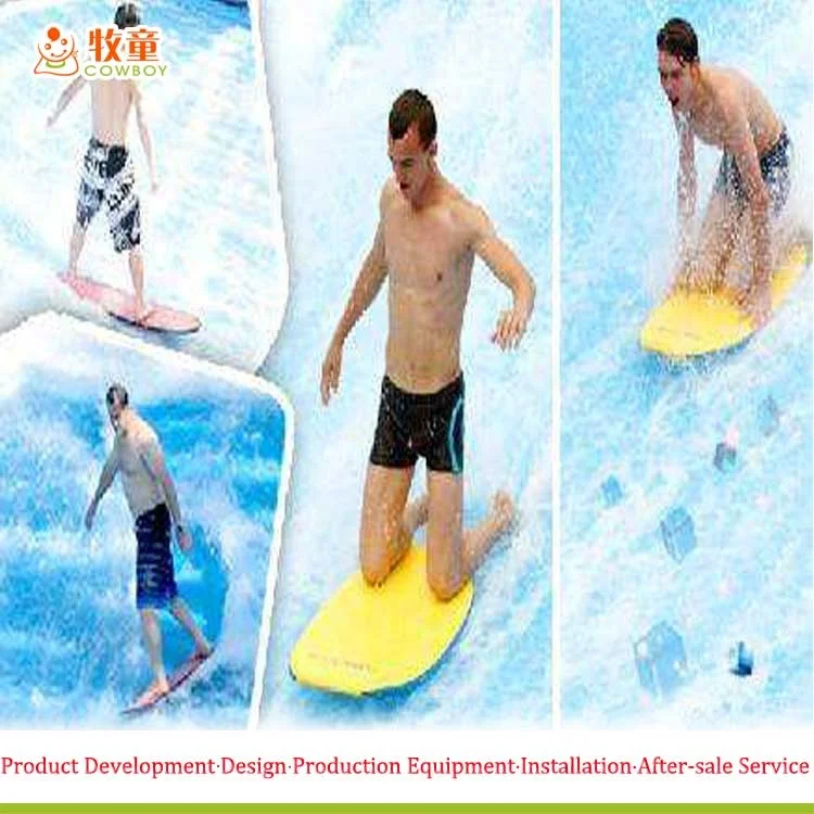 Skateboard Surfing FlowRider with wave machine for water play theme park aqua park