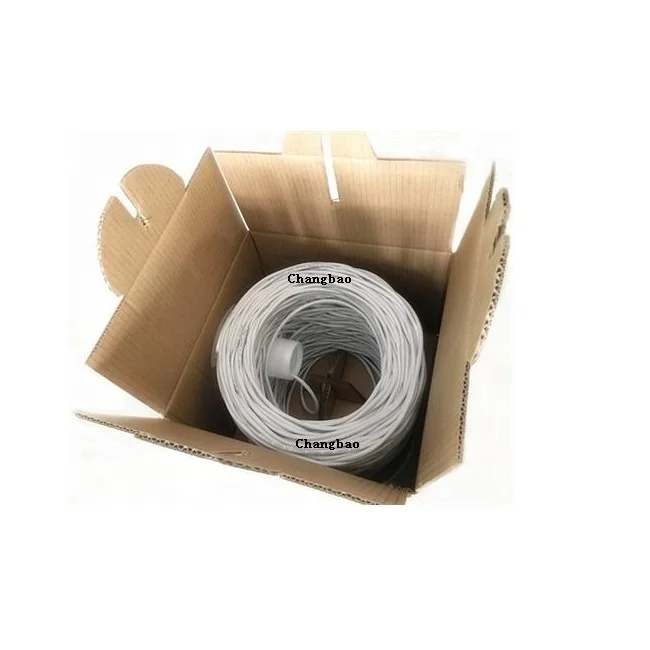 Changbao 26awg 24awg 4 pair indoor cat5 cat5e rj45 cat 5e ethernet utp lan network cable