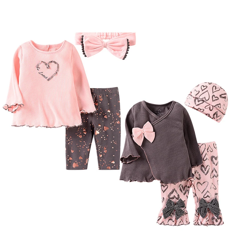 
Toddler Clothing Set Baby Girls Boutique Children Outfit Kids Winter Clothes Set 