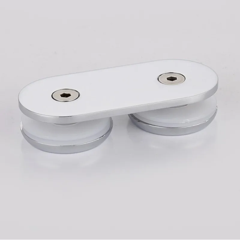 304 stainless steel 180 degree double-sided glass clamp thickened glass clamp
