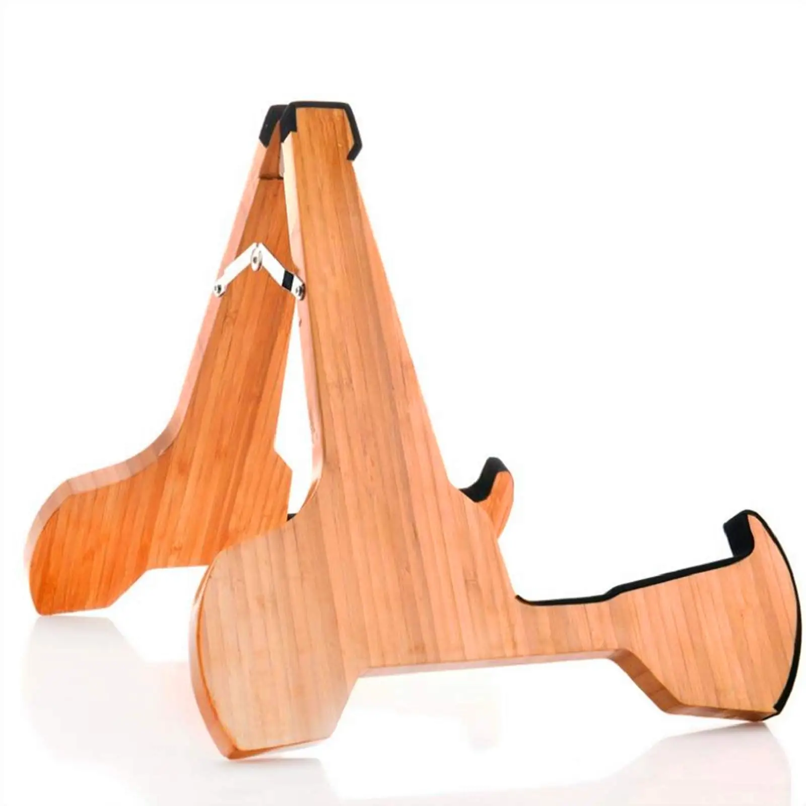 Bamboo Guitar Stand Tripod A-Frame Stand Universal For Acoustic And Bass Electric Guitars Folding Floor Stand Guitars Holder