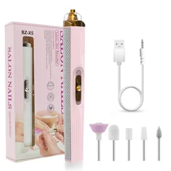 Mini Portable electric pet nail polisher for nails Drill Manicure Grinder Sander Pedicure pen Art Tools Kit