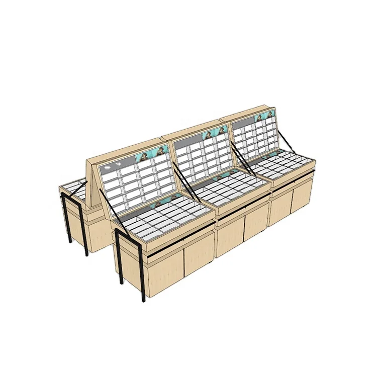 Современный дизайн интерьера деревянная подставка для оптического магазина