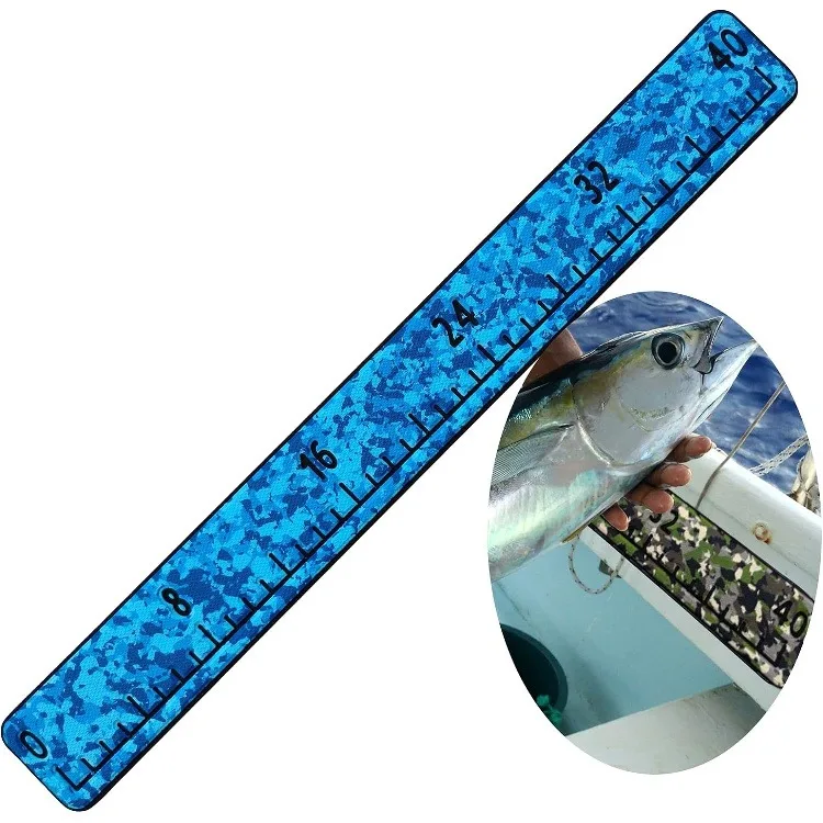 Hot Sale Self Adhesive Marine EVA Foam Boat Fish Measure Inches Ruler For Fishing