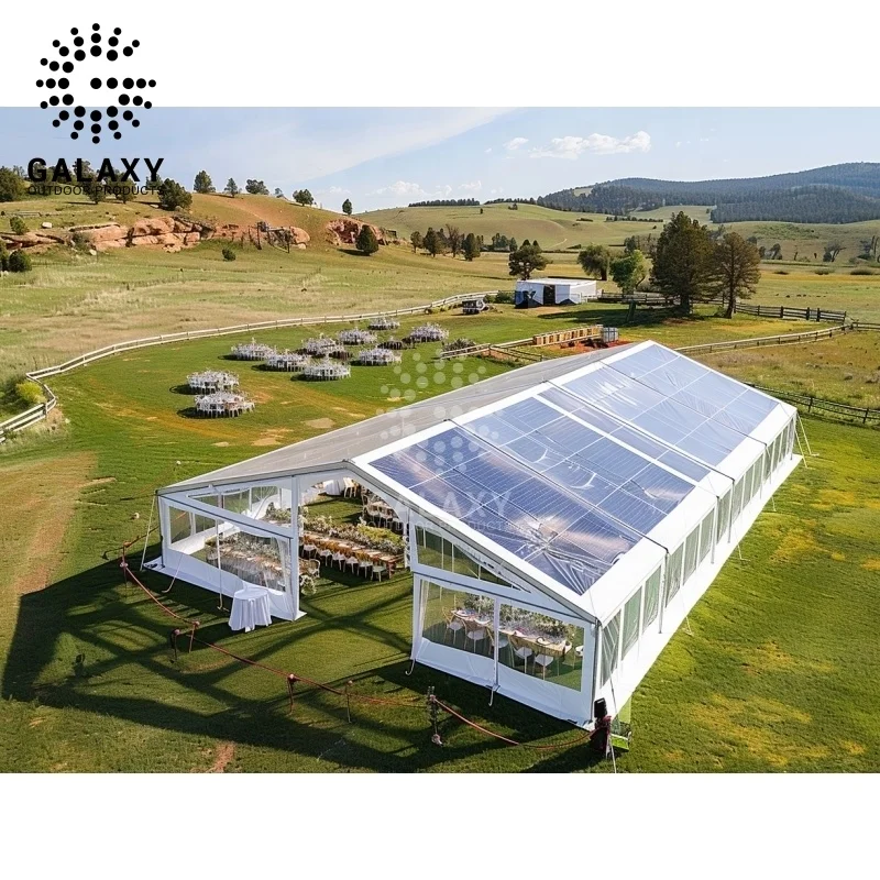 Galvanized china outfoor wedding stretch 600 people children easy up white party tents for sale
