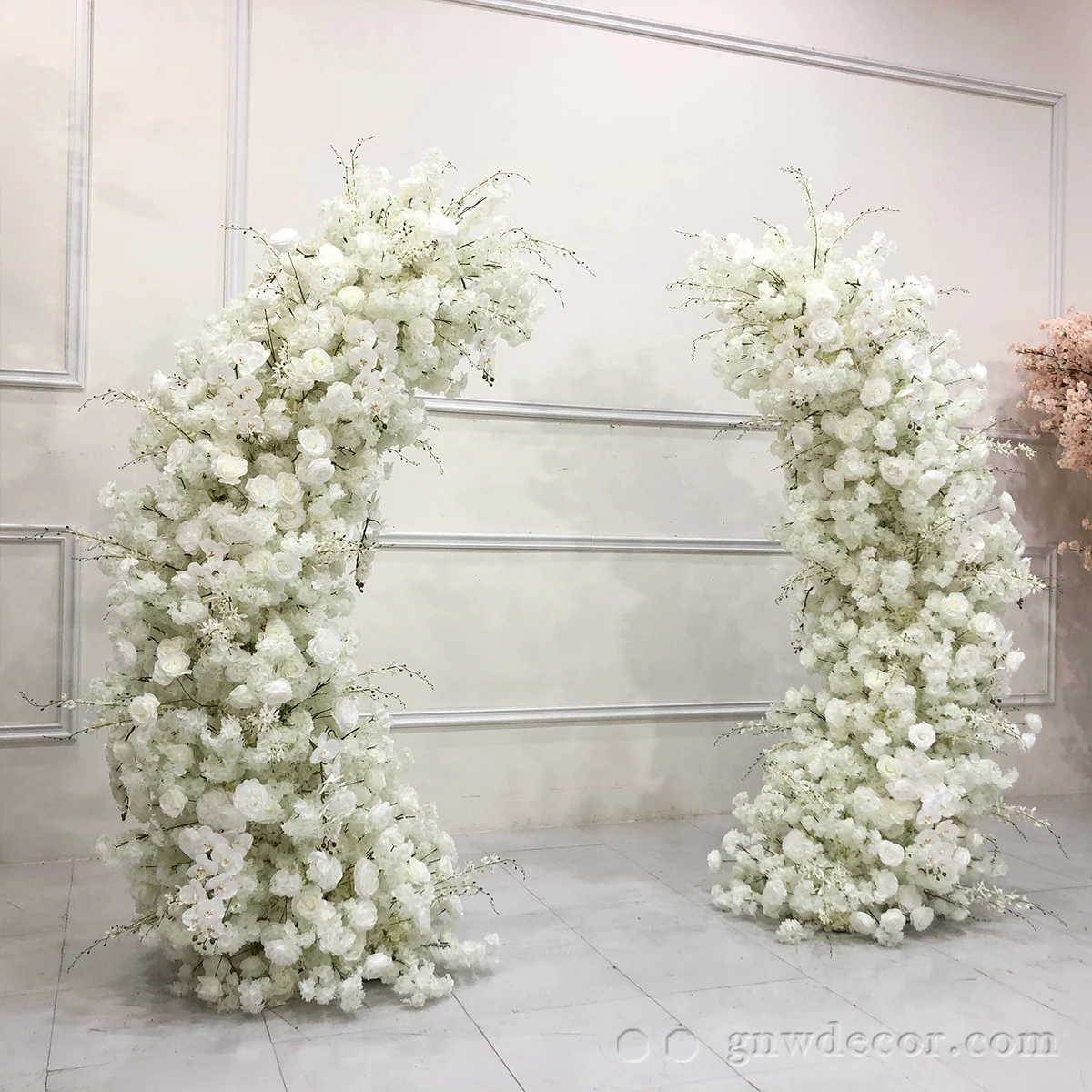 Factory Direct Sales Artificial Garden Artificial  Arch With Iron Frame  arch Background  Flower Arch Wedding Decoration