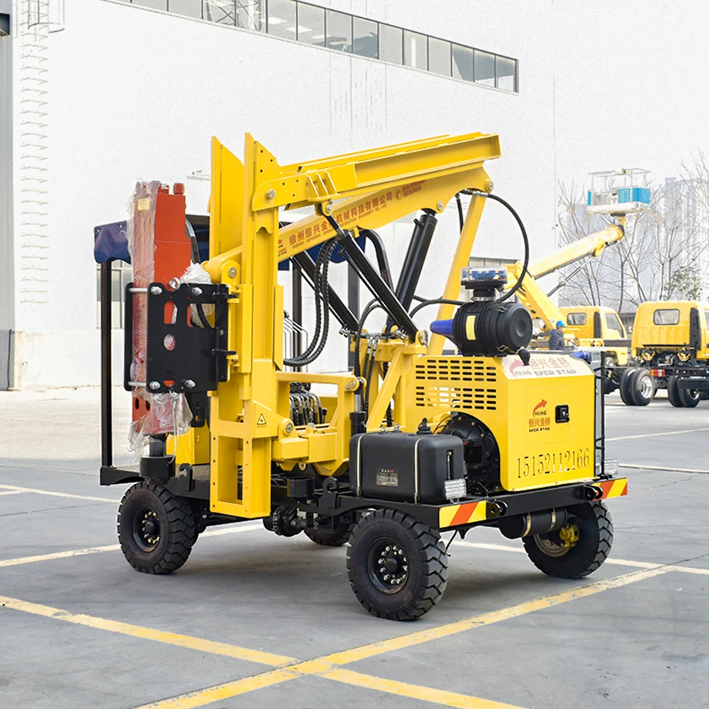 HX36D сваи с YC360 гидравлический молоток для установки дорожного ограждения ограждение
