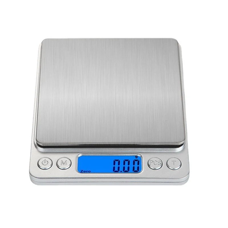 electronic digital smart stainless steel kitchen food weighing scale with bowl for baking and measuring cup 500g  0.01g