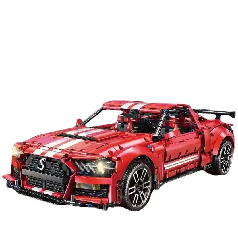 GT500 супер быстрый гоночный автомобиль T5017 1:10 масштаб модель строительные блоки кирпичи технический набор яростные игрушки