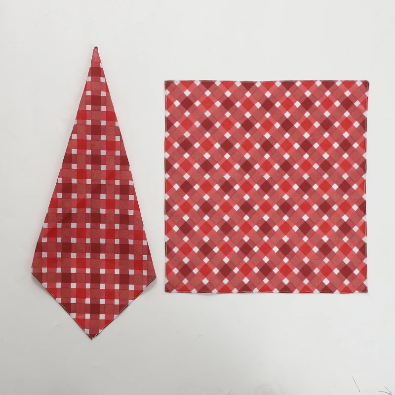 FUBU women cotton square scarf and handkerchiefs 34*34cm small suit pocket handkerchief