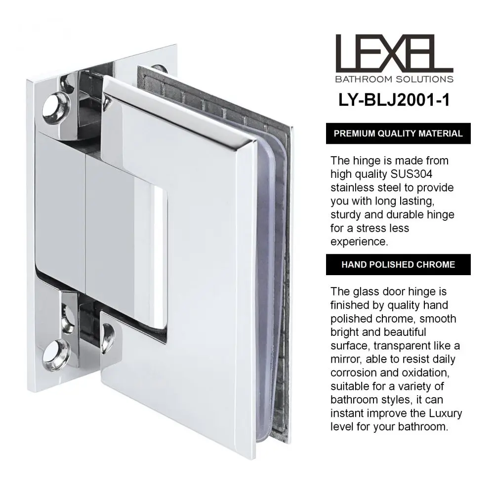 Heavy-Duty 90 Degree Wall-to-Glass Cupboard Showcase Cabinet Clamp 90 Degree Glass Shower Doors Hinge Door & Window Hinges