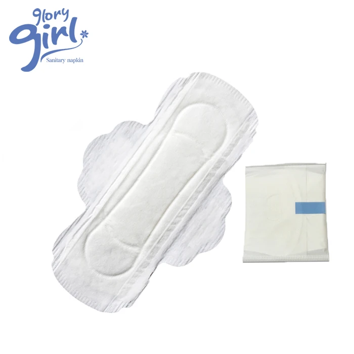 Free sample 100% Organic Cotton Menstrual Sanitary Pads Feminine Hygiene Period Sanitary Napkin Manufacturers