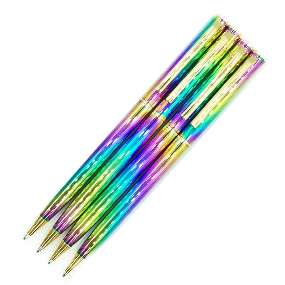 
Cheap school supplies High quality business pen thin metal ball pen with logo 