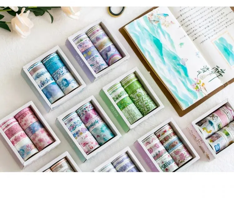 Factory price colorful Stationery tape can wrap gifts and make handicrafts Hand account