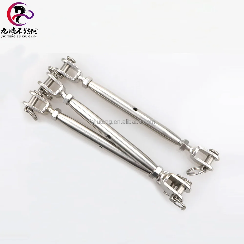 steel wire rope connector tightener 304 316 stainless closed body Jaw-Jaw