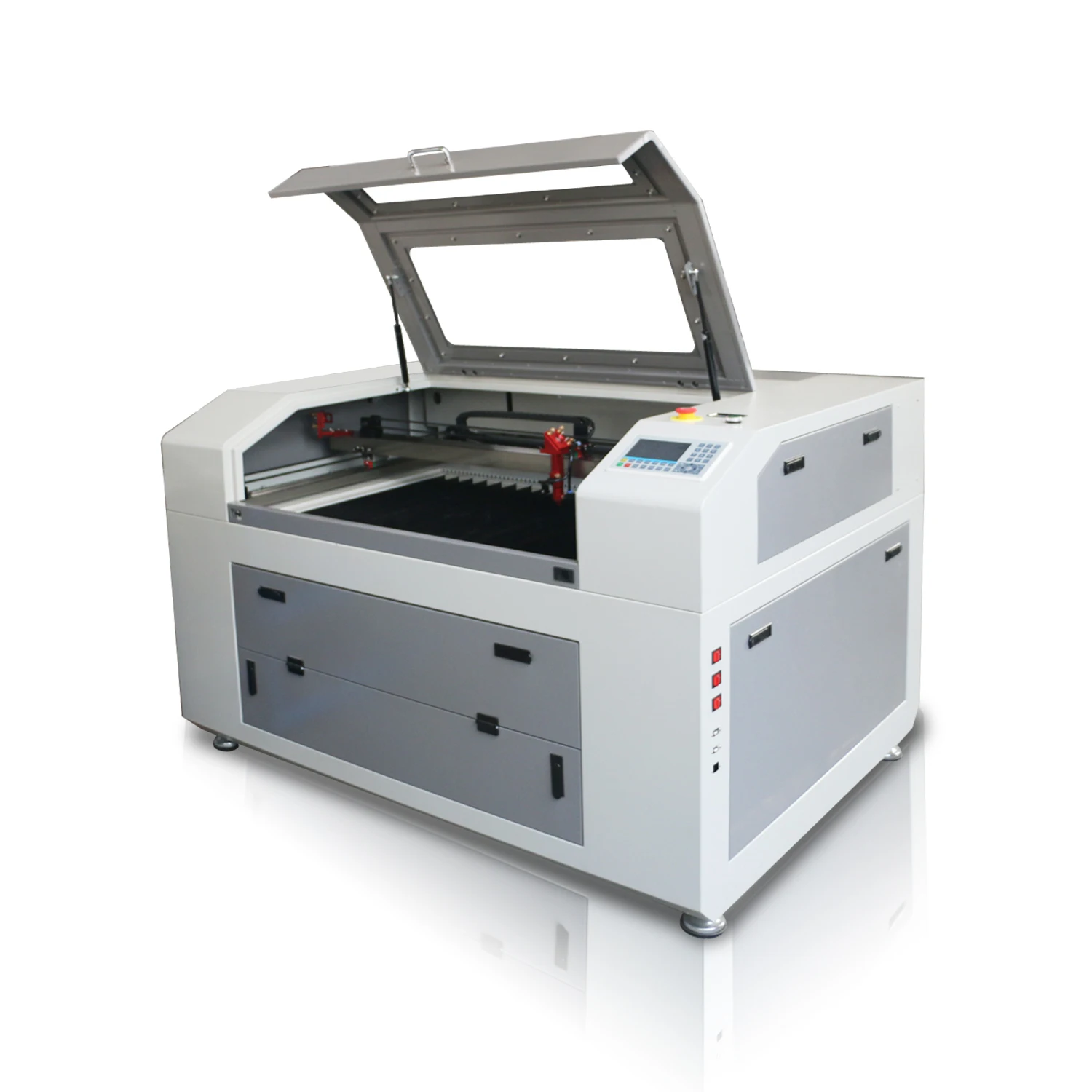 Factory direct sale 50w 60w 80w 100w 130w 6090 co2 laser engraving machine for wood plastic acrylic leather rubber laser cutter