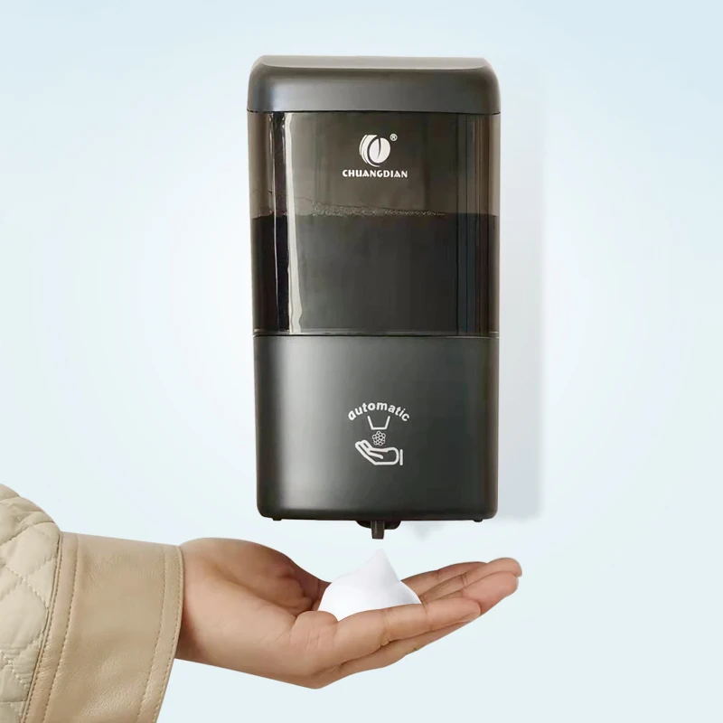 CD PANG touchless soap dispenser 600ml wall soap dispenser automatic refill induction soap dispenser