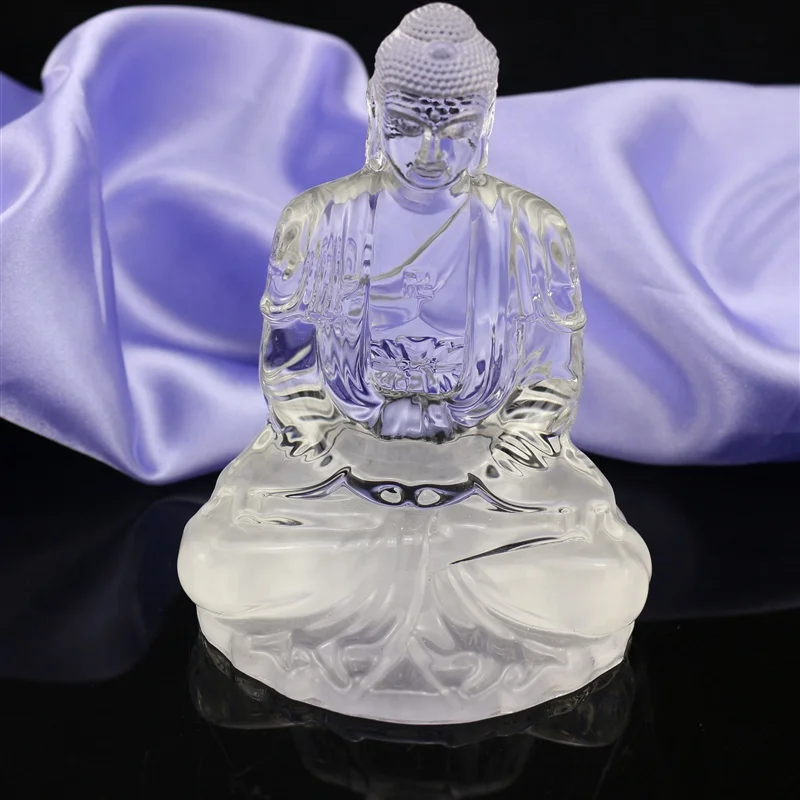 Newest High Quantity Crystal figure of Buddha/Crystal Buddha Figurine Sculpture of the Buddha Statue Home Decor Figurine