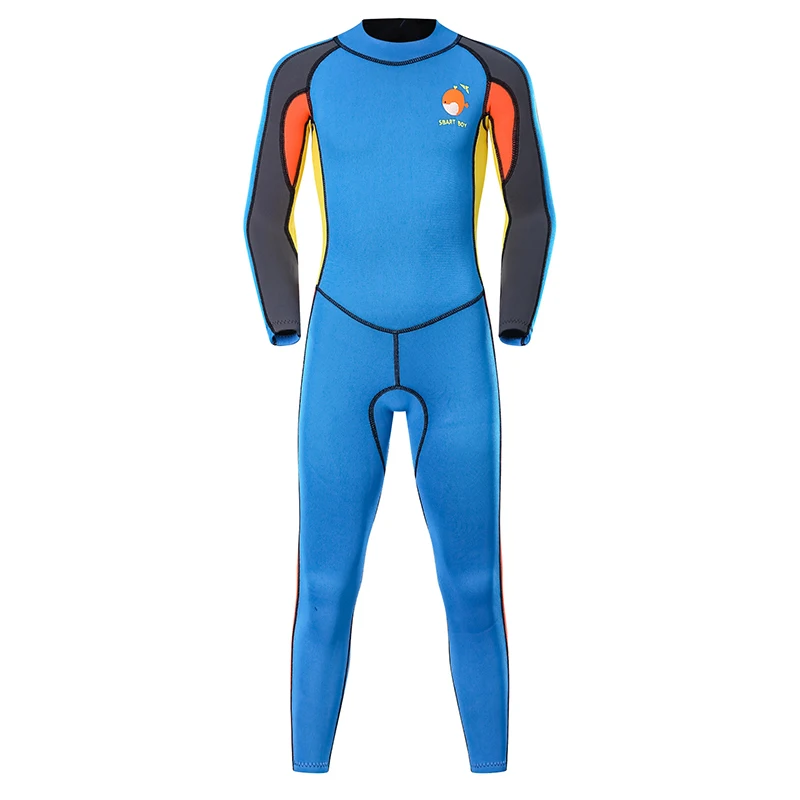 Sbart Children 2MM Wet Suit Full Body Back Zipper Diving Suit Neoprene Swimming Diving Surfing Wetsuit for Kids