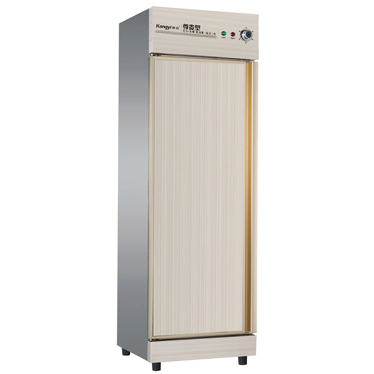 420L Single door multifunctional disinfection cabinet - golden oil stainless steel door