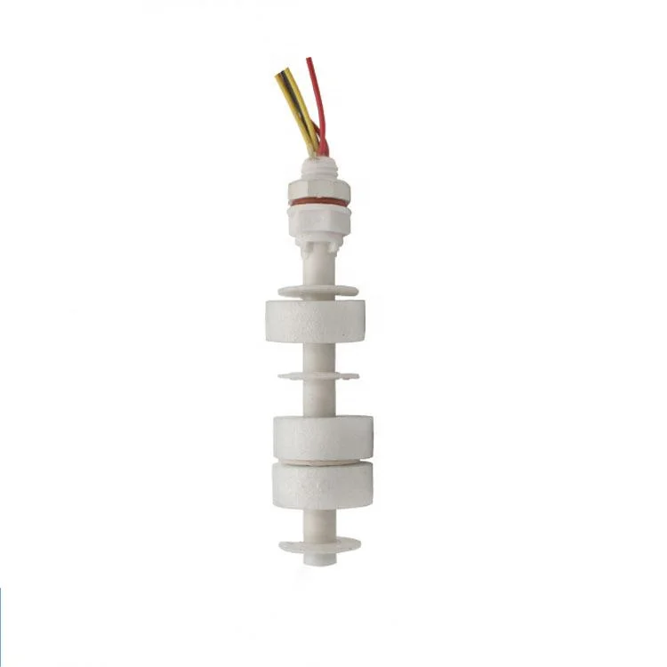 CUSTOM Float Level Sensor Valve Vertical Float Switch PP PVDF SUS 304 316 Floating Ball Valve For Water Tank